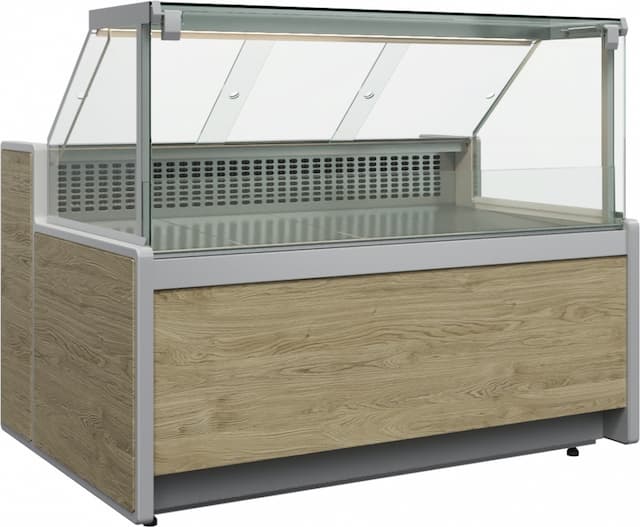 Витрина тепловая, газлифт Carboma BAVARIA 3 GC111 SH 1,25-1 без боковин (Мариель)