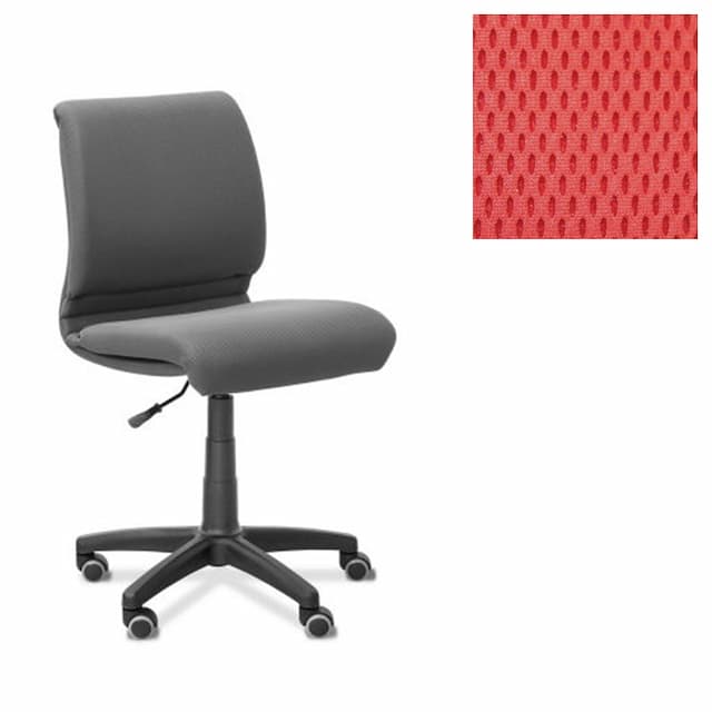 Офисное кресло для персонала Квадро 2 ткань TW красная