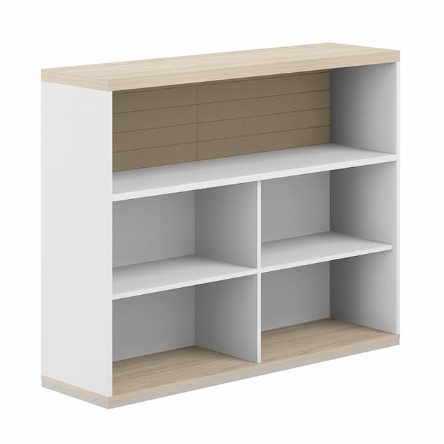 Стеллаж-комбо 1438 односторонний Norden Allegro AG.252.302.662.BG с топом и экраном тканевым высоким