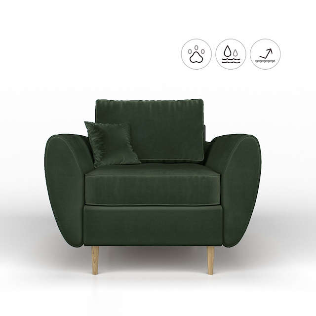 Кресло Мастерфабрик Баако Clarins 695 ткань букле