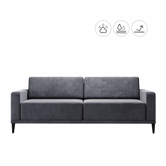 Диван Мастерфабрик Абайоми Kenya steel ткань велюр