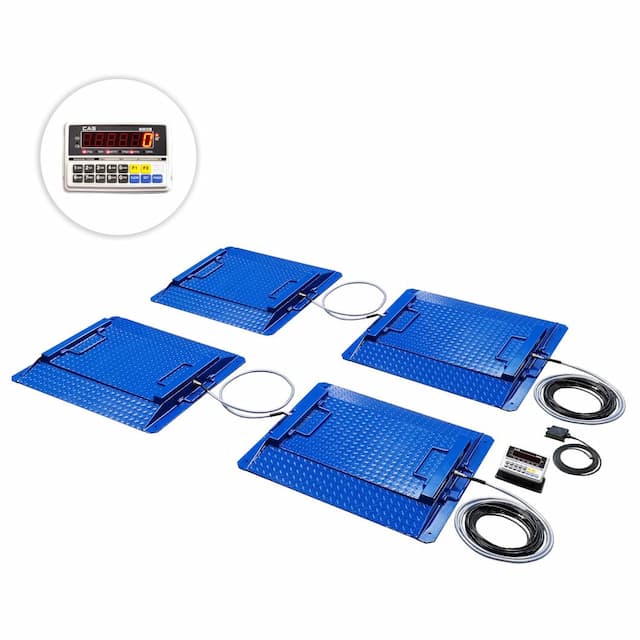 Весы автомобильные подкладные ВЗВТ ИСТОК-30-4П/10 кг (до 15 тонн/ось; 4 платф. 0,75 х 0,55 м)