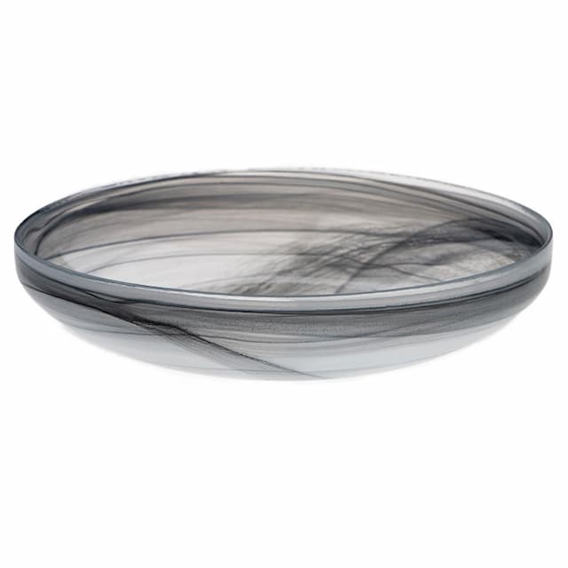 Салатник ARDACAM Ethos ARD 1833.7 d 28 см h 5,5 см (стекло, цвет / декор черно-белый)