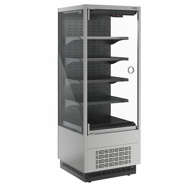 Витрина холодильная Carboma FC20-07 VM 0,6-1 (9006-9005) Cube 2 LIGHT фронт X0