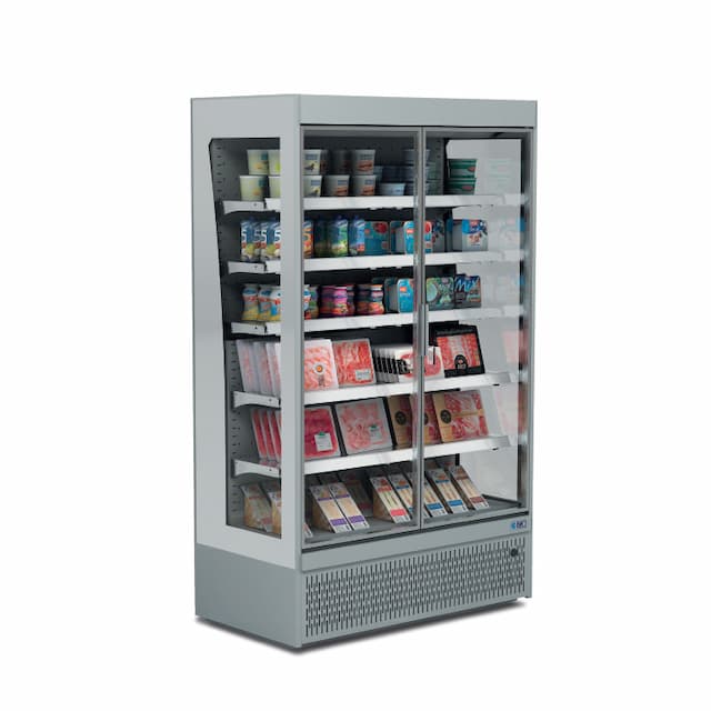 Горка холодильная ISA SLIM SGD 190 RV TN двери-стекло 